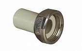 Переходник  пласт. с н/гайкой  Ø20х3/4" FV-Plast