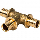 Тройник равнопроходный 16x16x16 для труб из сшитого полиэтилена аксиальный STOUT  с доставкой в NAME